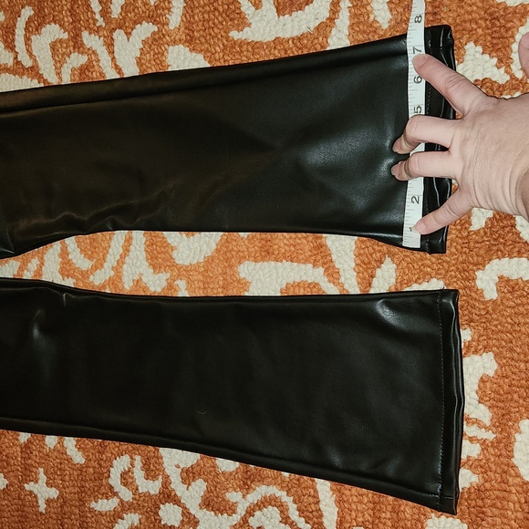 MOTHER -The Insider Ankle Faux Leather Jeans. size 25 - Picture 14 of 15